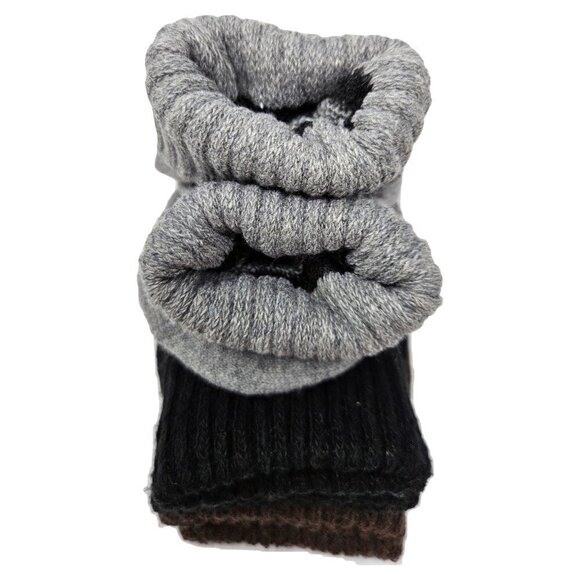 Men's Lamb Wool Crew Socks, Merino Comfy Warm Winter Sox, 3 Pairs, Sz 10-13 NEW - Picture 3 of 3